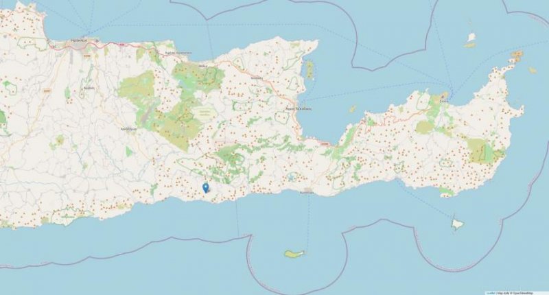 Pefko Baugrundstück mit Meerblick auf Kreta – 4.180m² – investitionsbereit Grundstück kaufen